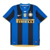 Camiseta de fútbol Inter Milan 2008-09 Primera Equipación Retro - Hombre